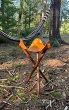 Load image into Gallery viewer, Camp Stool - Yellow &amp; Walnut
