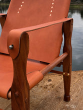 Load image into Gallery viewer, Campaign Chair - Chestnut Brown &amp; Mahogany
